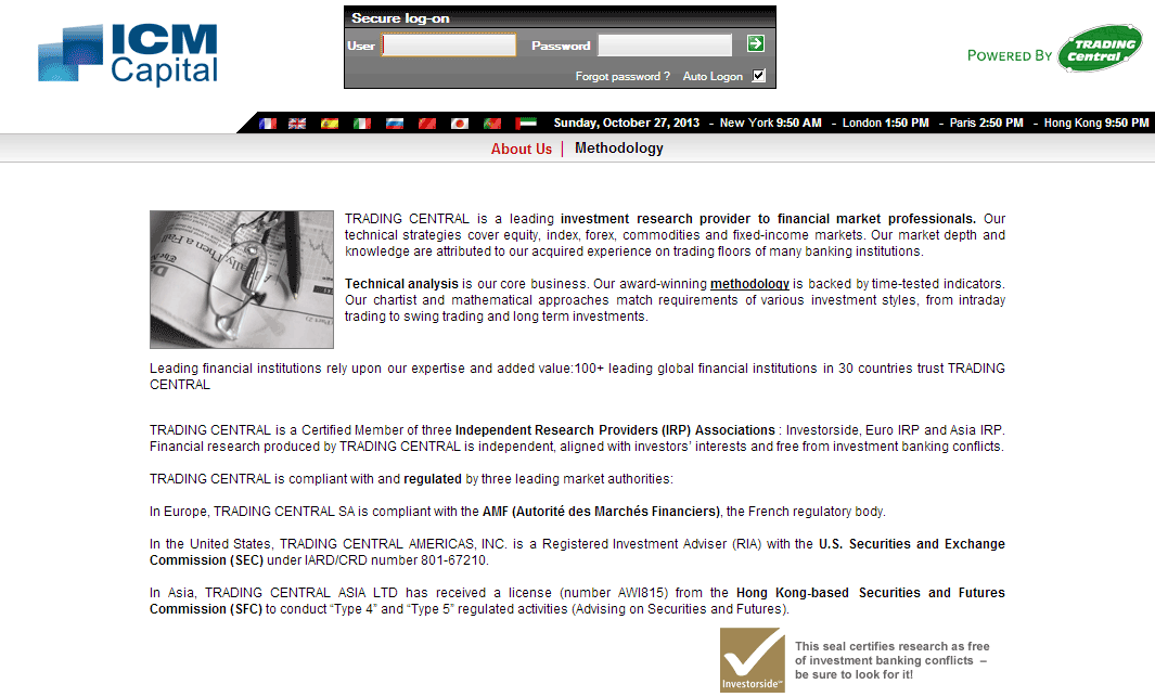 Trading central forex