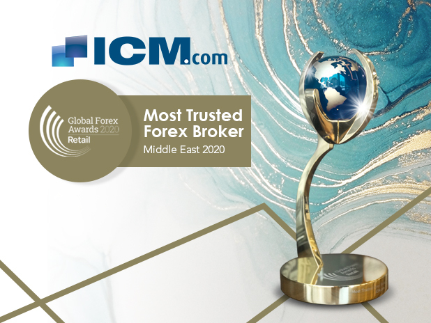 ICM.com Awarded “Most Trusted Forex Broker - Middle East 2020”